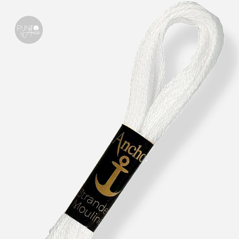 0001 Anchor Stranded Mouliné : Qualité et couleur pour votre broderie