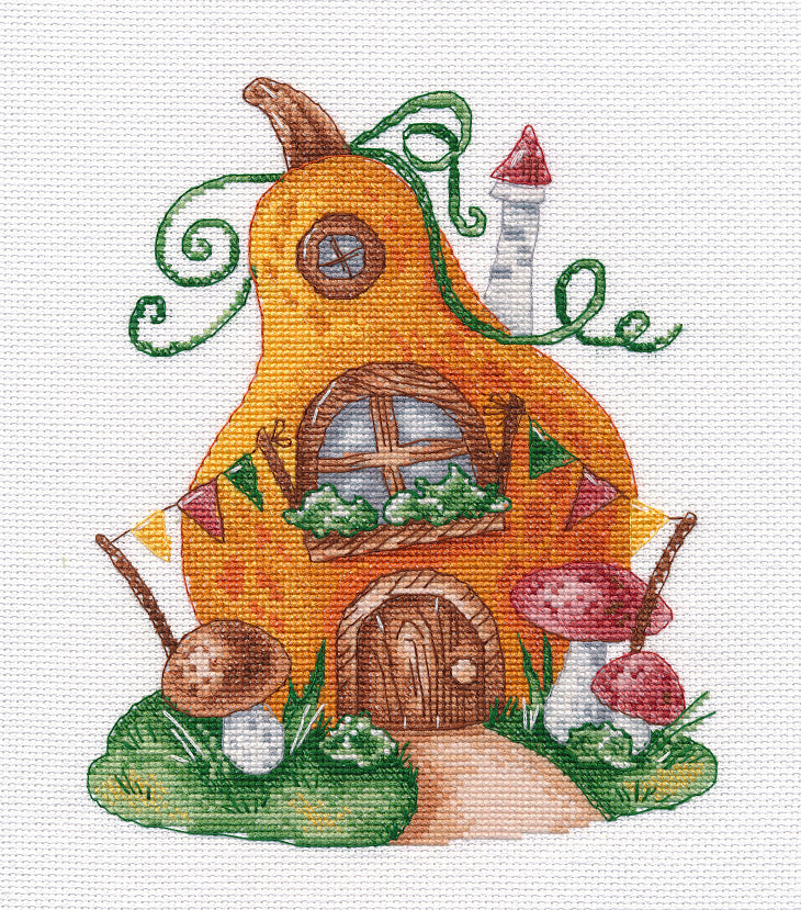 Kit de Punto de Cruz "Calabaza Encantada" S1583 de Oven