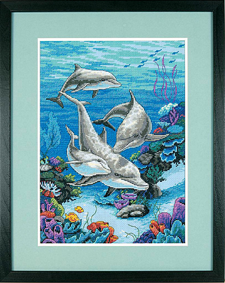 Dolphin Domain - 03830 Dimensions - Cross stitch kit