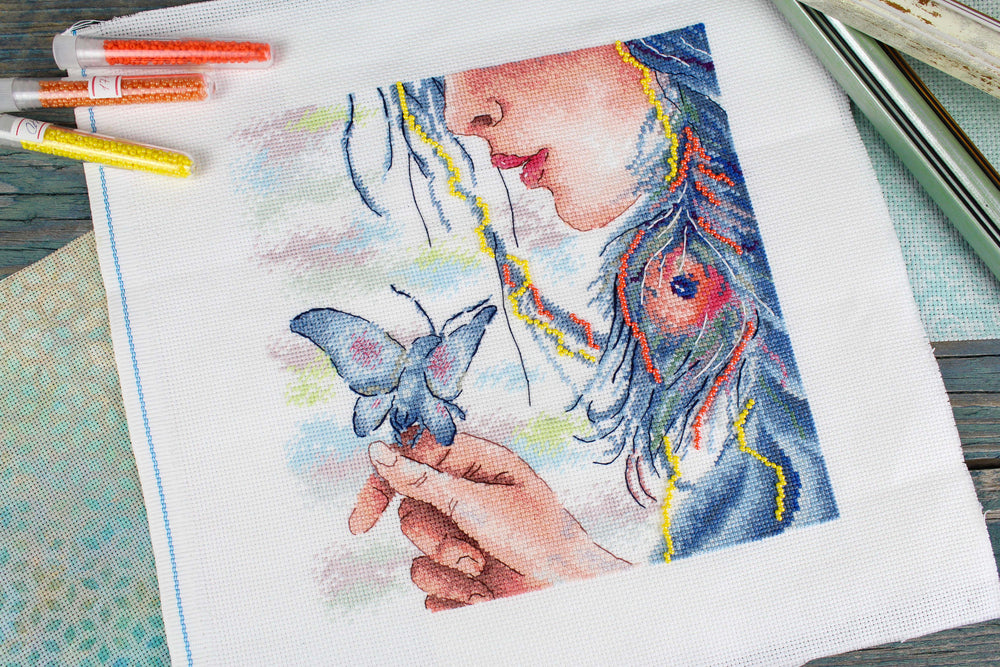 Cross Stitch Kit "My Soul" - MP Studia SNV-907