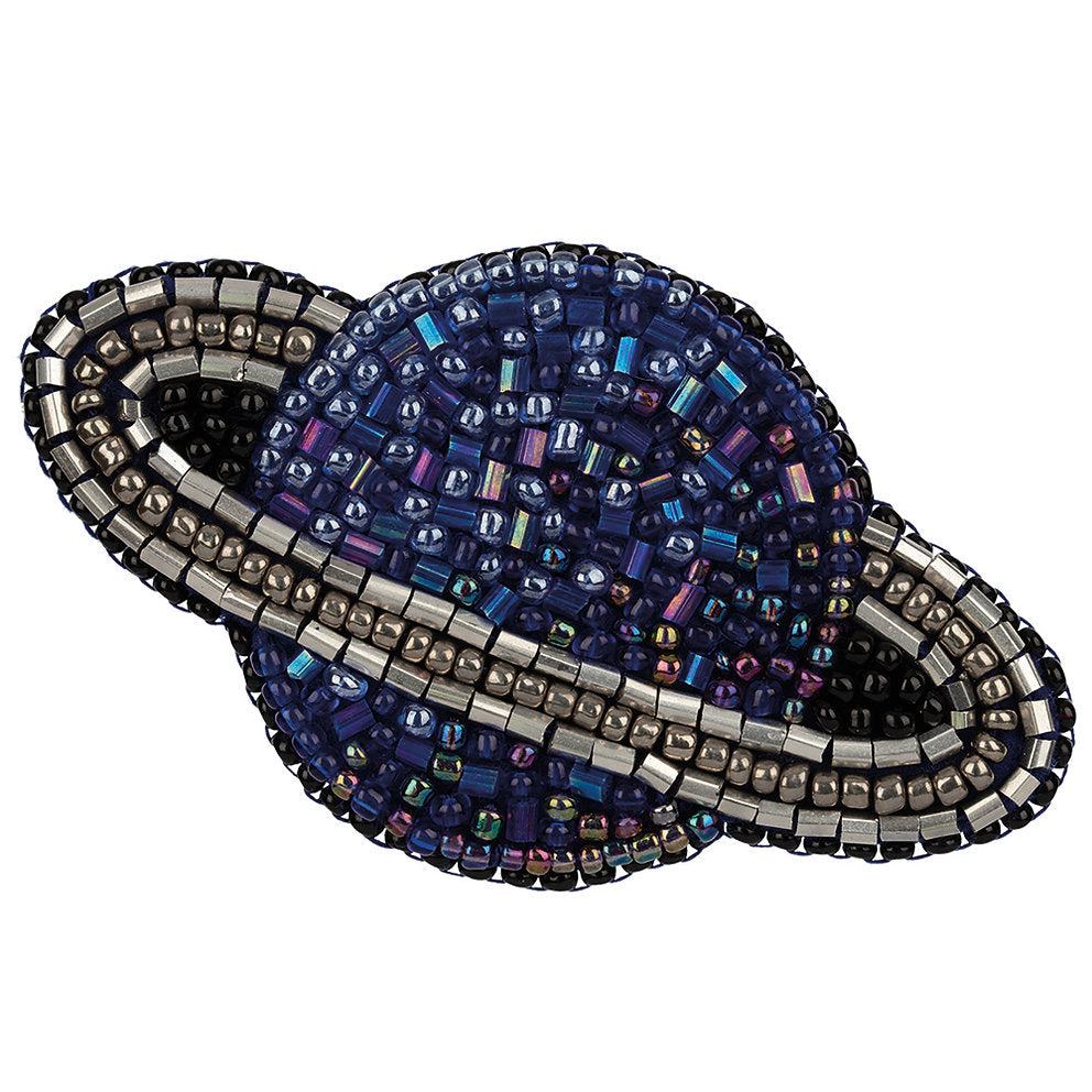 10-010 Brooch. Saturn - Klart - Bead Embroidery Kit