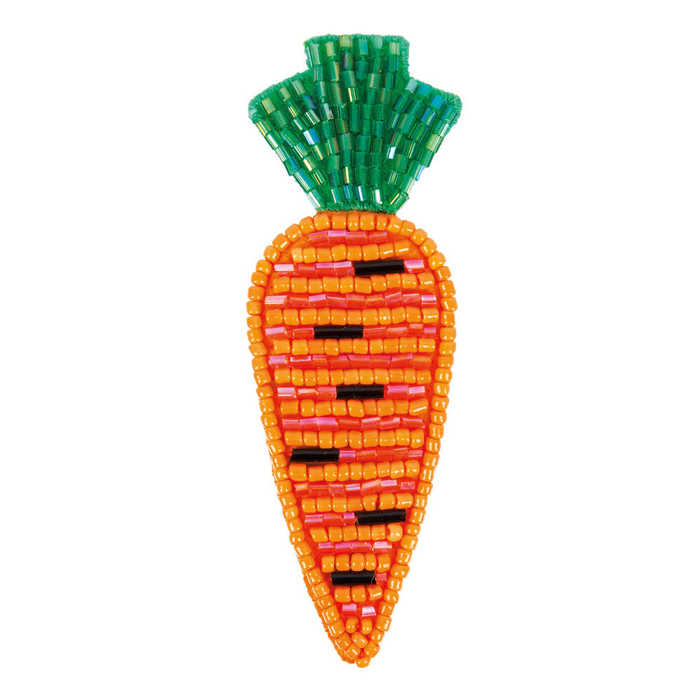 10-015 Broche. Zanahoria - Klart - Kit con Abalorios