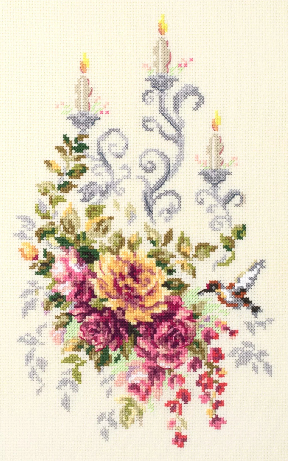 100-201 Festive Etude. Kit de Punto de Cruz Magic Needle