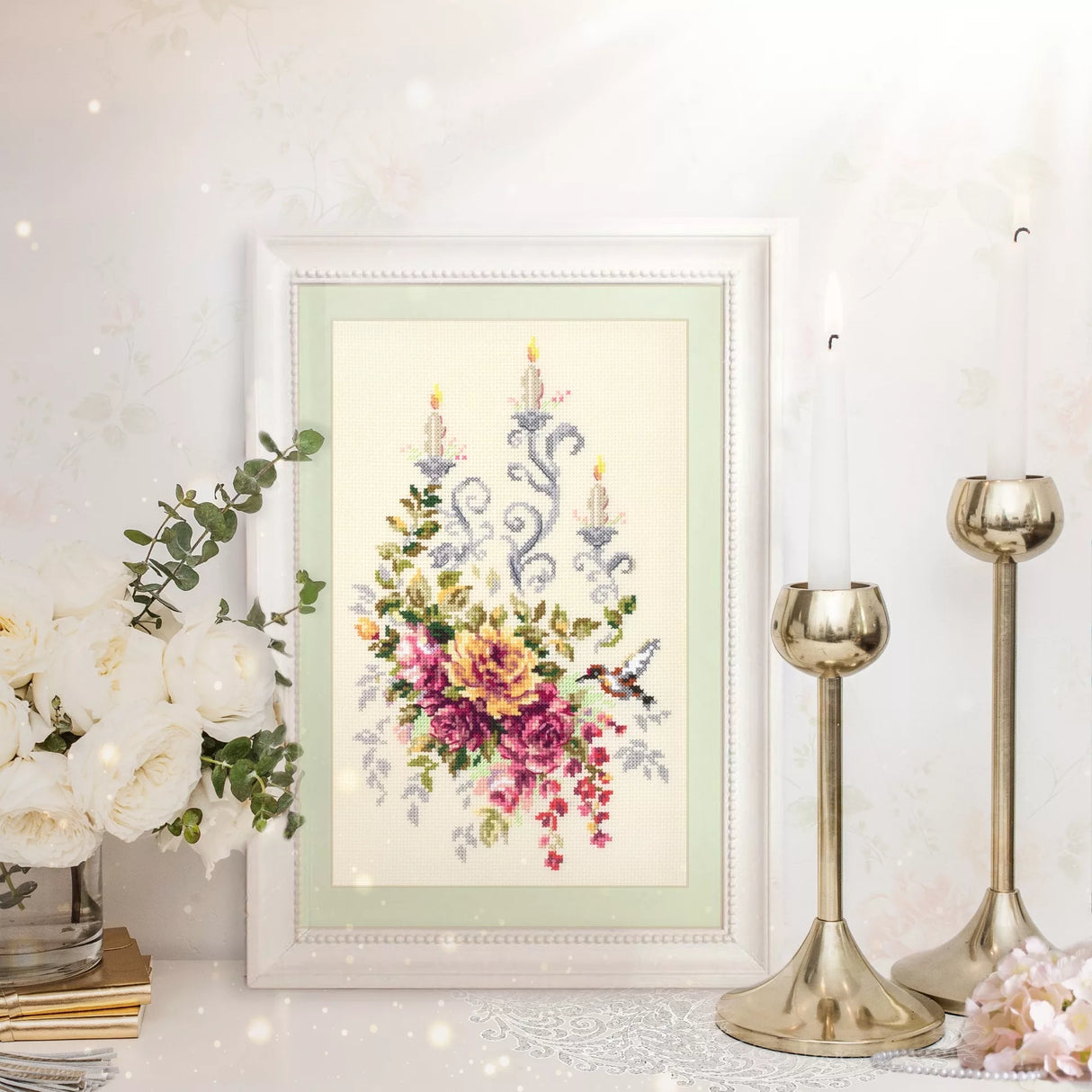 100-201 Festive Etude. Kit de Punto de Cruz Magic Needle