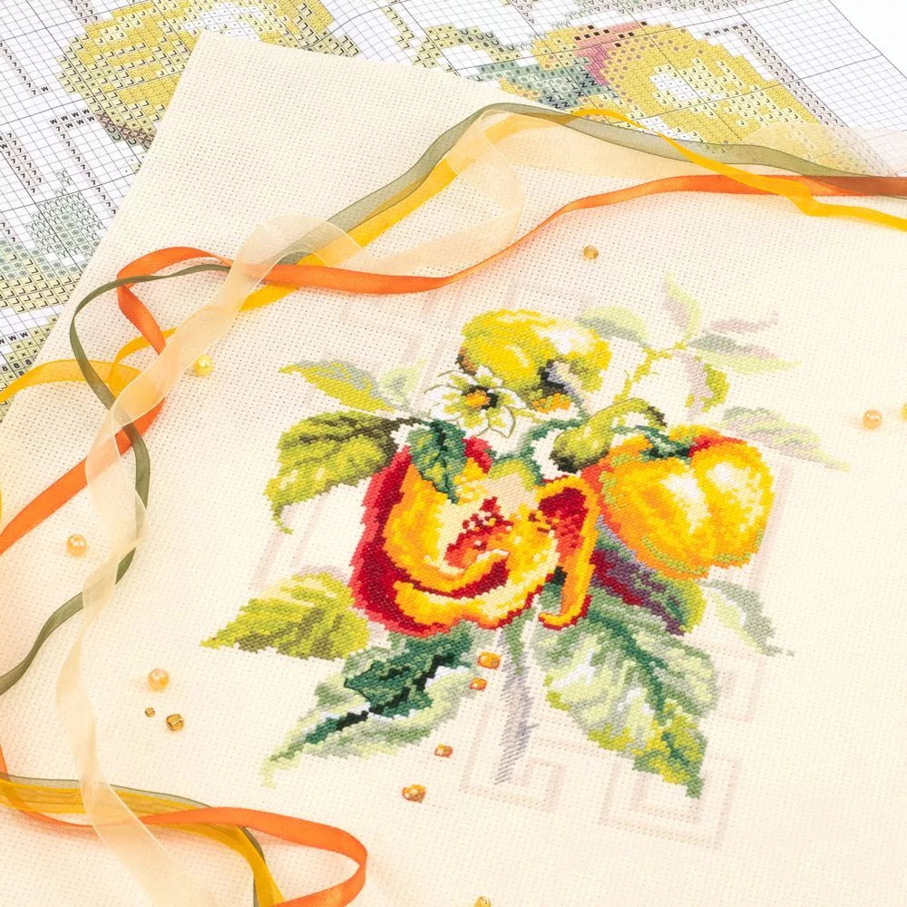 100-211 Poivre. Kit de point de croix à aiguille magique