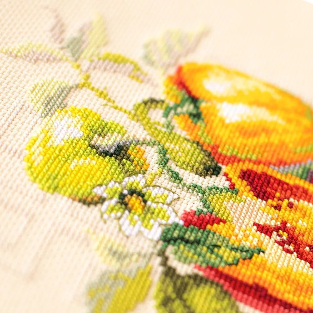 100-211 Poivre. Kit de point de croix à aiguille magique