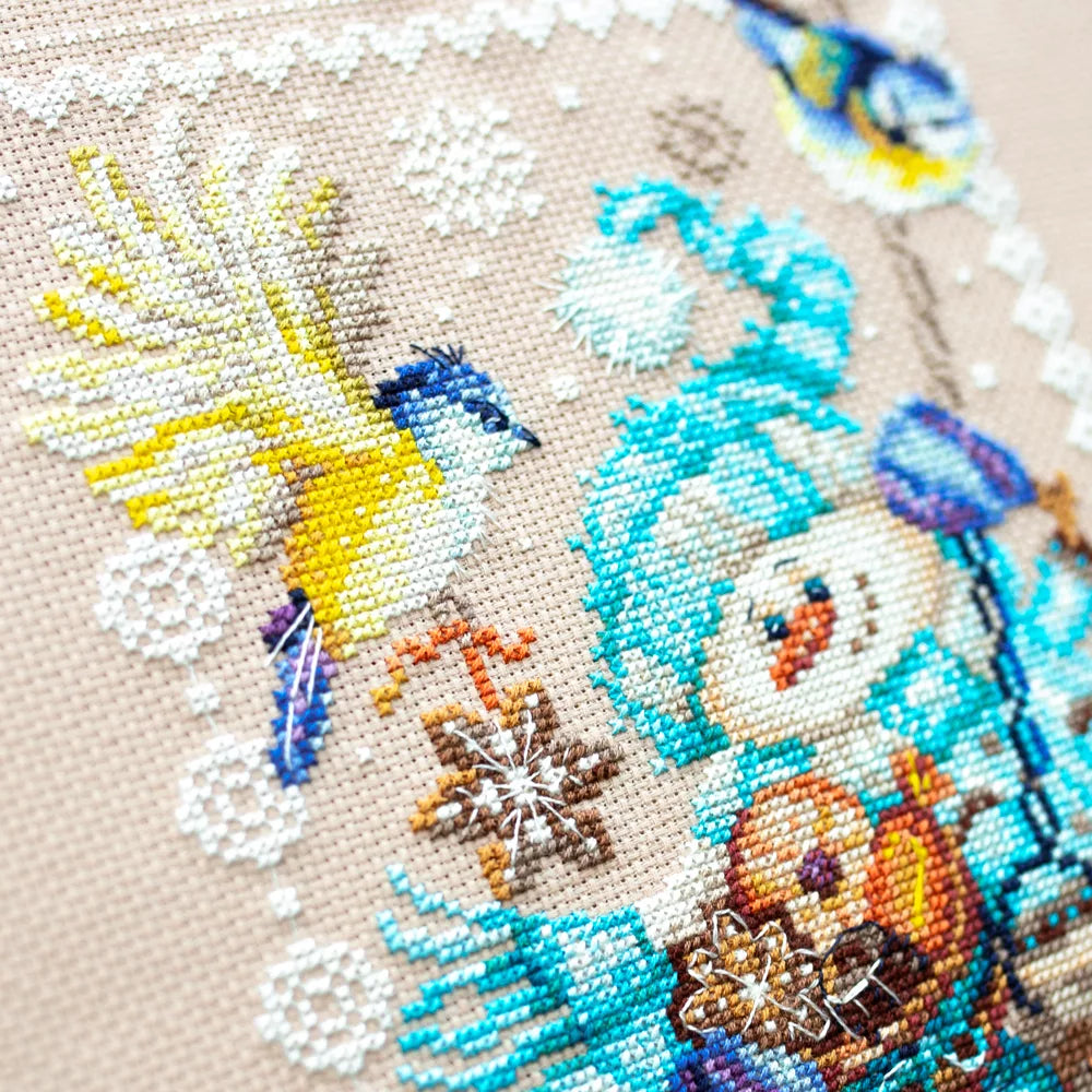 100-260 Bonbons de Noël. Kit point de croix aiguille magique