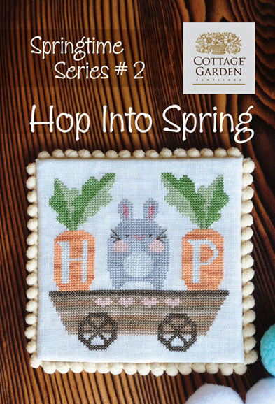 Hop Into Spring - Gráfico Punto de Cruz - Cottage Garden Samplings