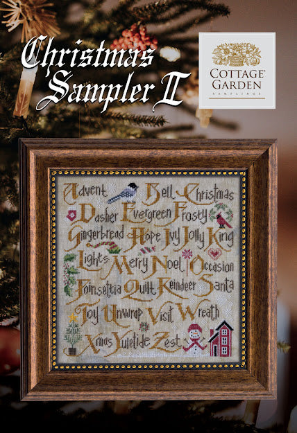 Christmas Sampler II - Gráfico Punto de Cruz - Cottage Garden Samplings