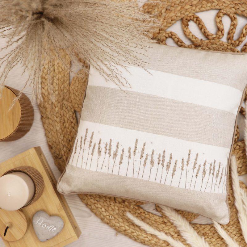 Tissu en lin Cashel 28ct Zweigart – Rayures 3229 (vendu au mètre) 3535/3229