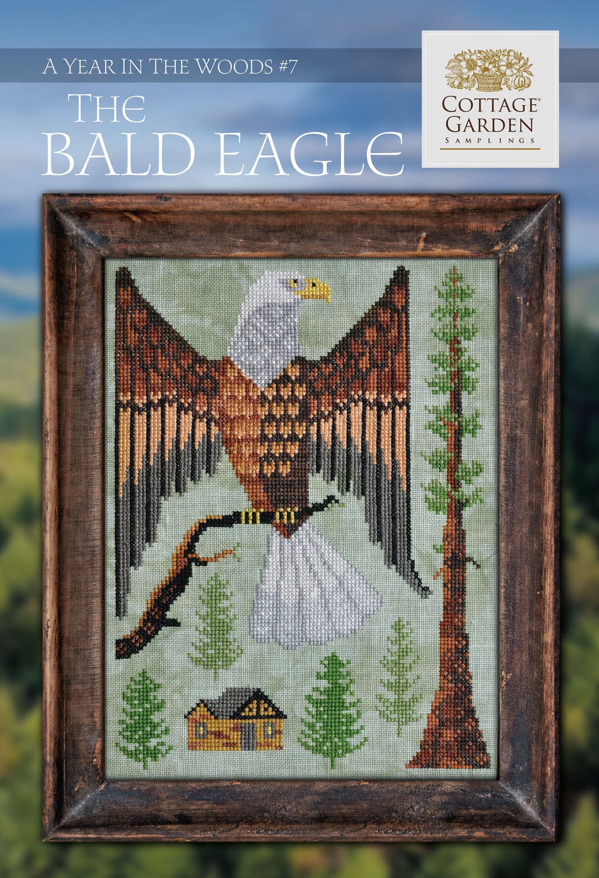 The Bald Eagle - Gráfico Punto de Cruz - Cottage Garden Samplings