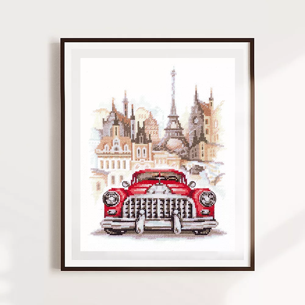 110-021 Buick Retro. Magic Needle Cross Stitch Kit