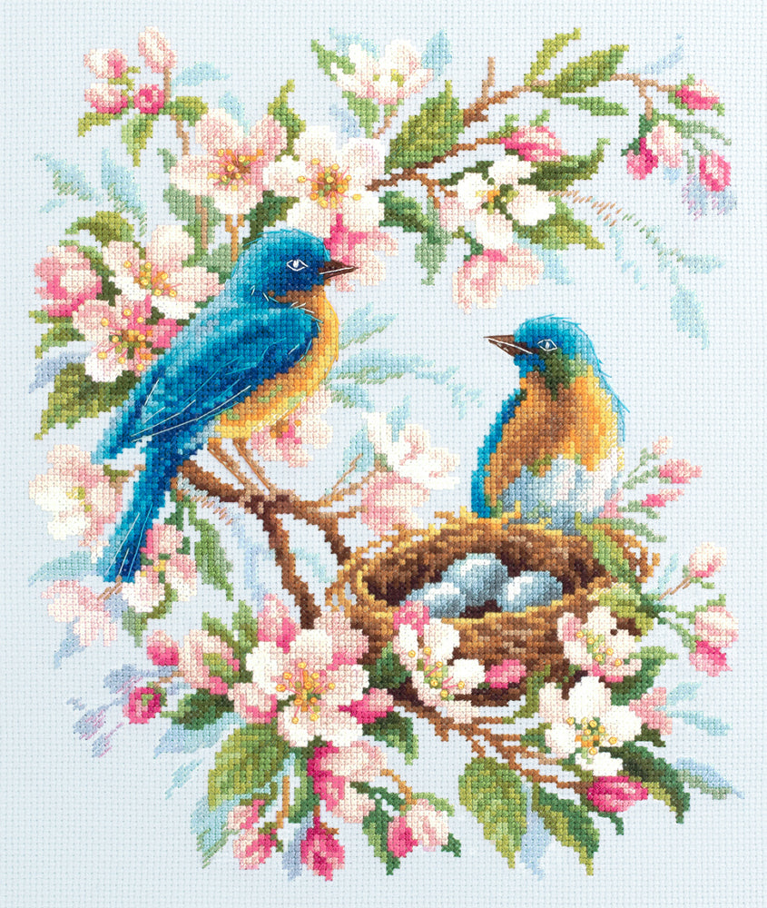 130-041 Canción de Primavera. Kit de Punto de Cruz Magic Needle