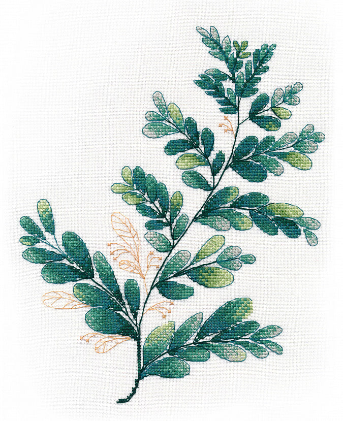 Verdes tropicales #3 - 1316 OVEN - Kit de punto de cruz