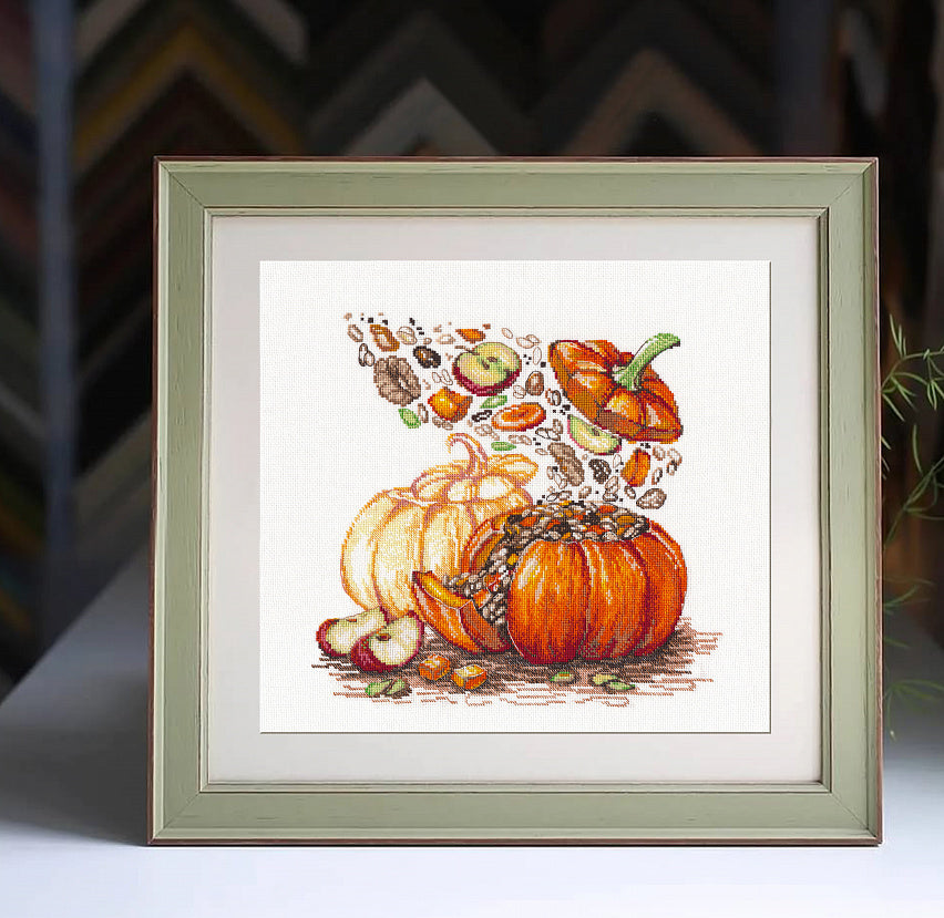 Ghapama. Pumpkins - 1464 OVEN - Cross stitch kit