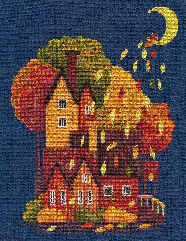 Cross stitch kit Magic fall of the leaves - 1479 OVEN