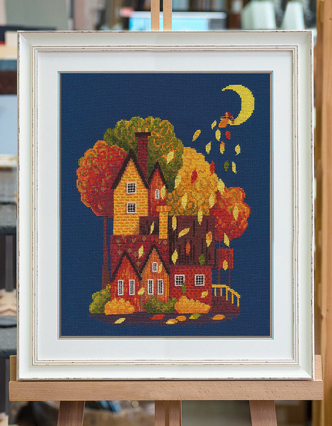 Cross stitch kit Magic fall of the leaves - 1479 OVEN