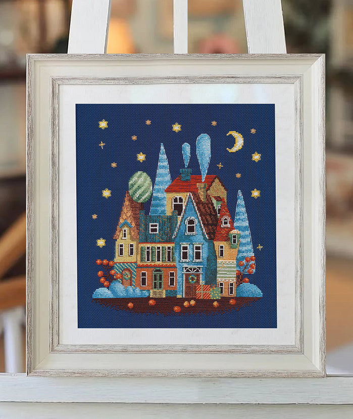 Kit de Punto de Cruz Noche Helada - 1483 OVEN