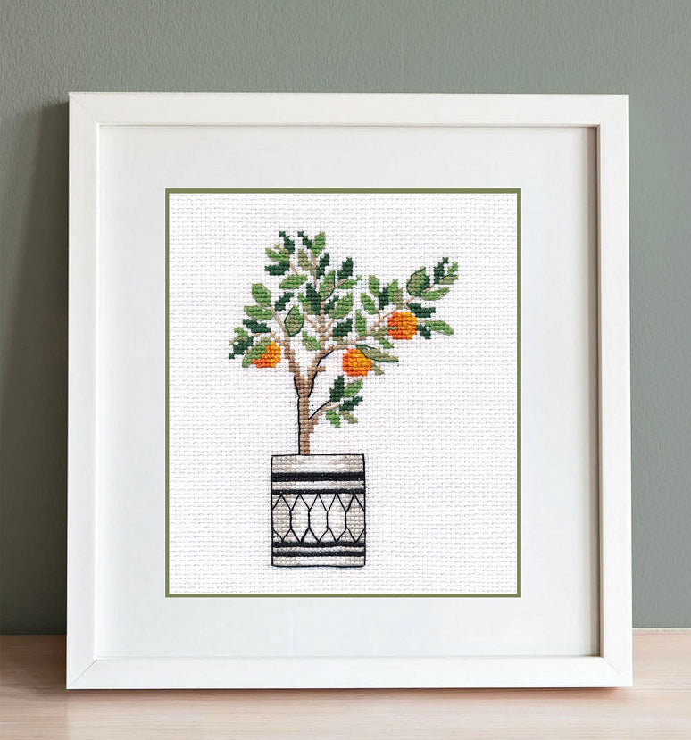 Naranjo - 1487 OVEN - Kit de punto de cruz