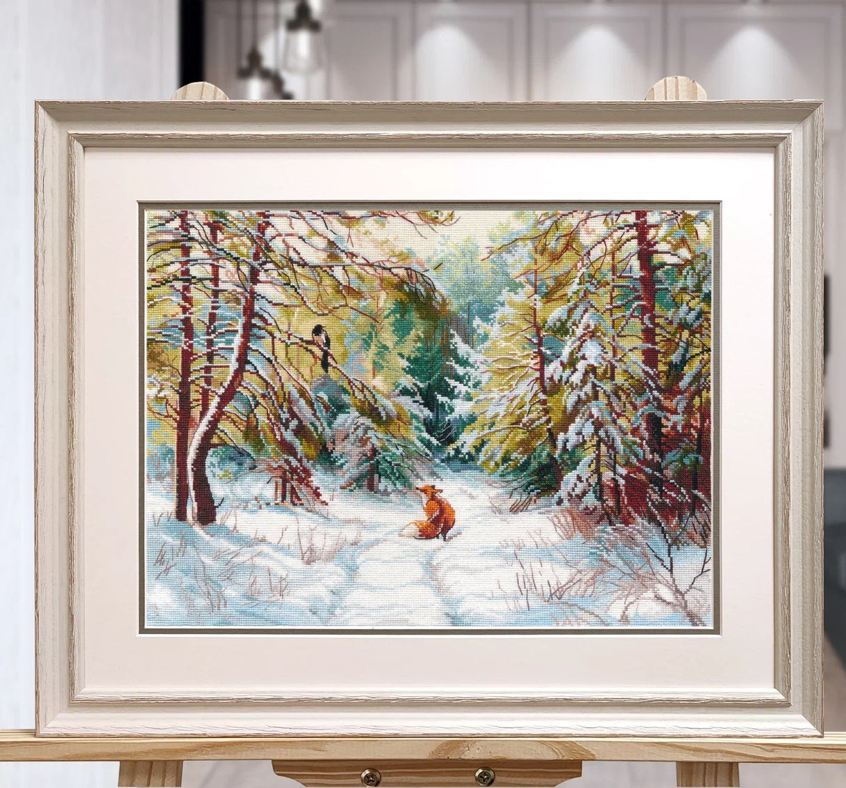 Cross stitch kit "What a meeting" by OVEN - 1492