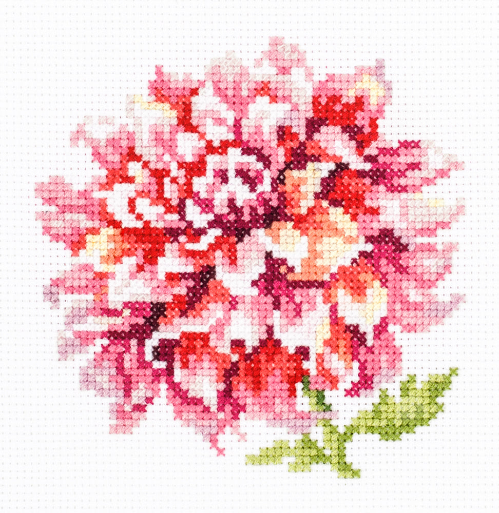 Kit point de croix Dahlia - Aiguille magique 150-008
