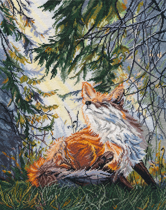 Kit de punto de cruz. En los Rayos del Sol - 1516 OVEN