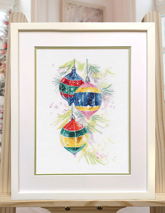 Christmas Toys - Cross Stitch Kit 1523 OVEN with threads Luca-S