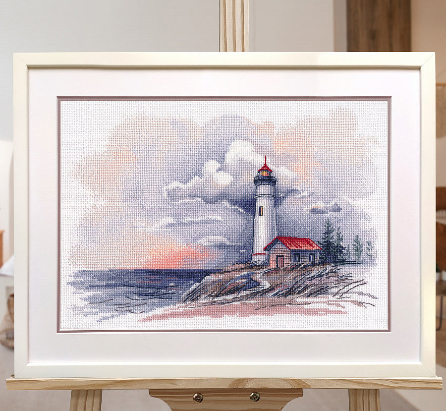 Cross stitch kit. Lighthouse - 1532 OVEN