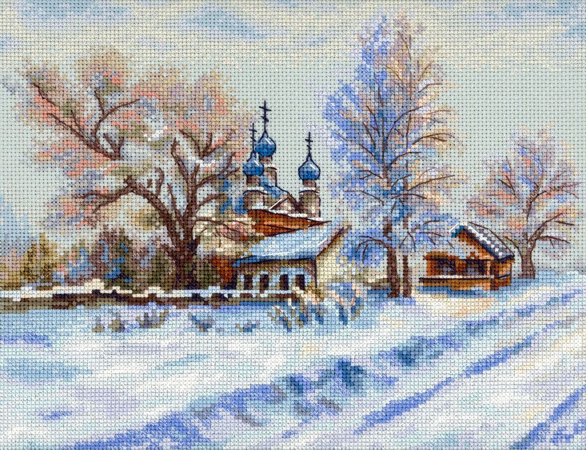 Kit de Punto de Cruz MP Studia SNV-914 – Rural Temple