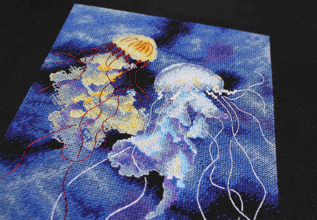 Magie sous-marine – Kit de broderie au point de croix MP Studia SNV-887