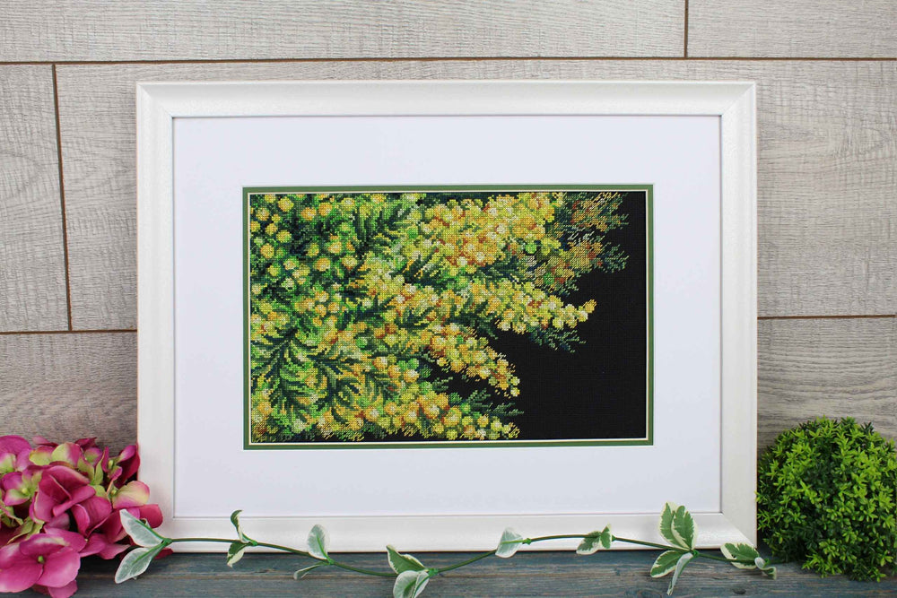 Kit de Punto de Cruz MP Studia SNV-950 – Spring Mimosa