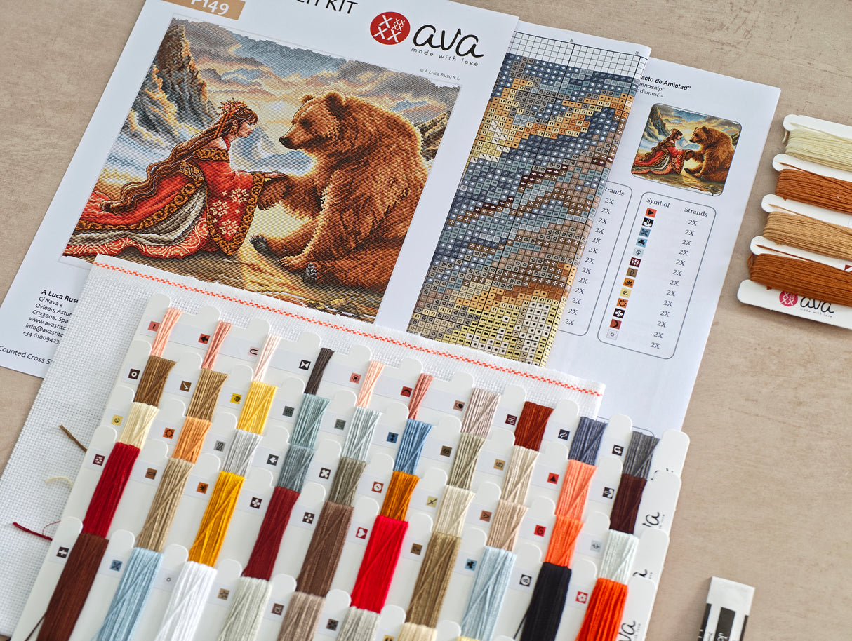 Friendship Pact – AVA Cross Stitch Kit P149