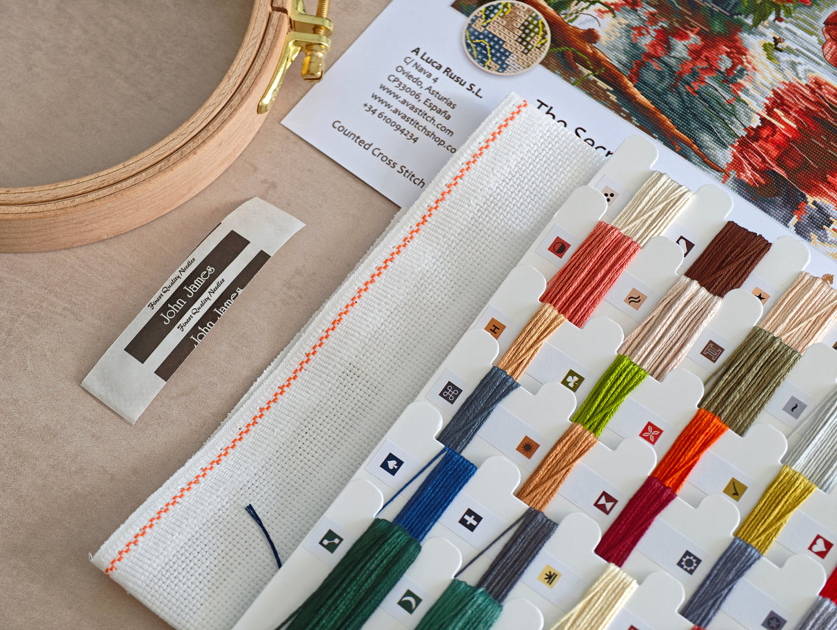 Kit de point de croix AVA Stitch « Le secret de la forêt » P041