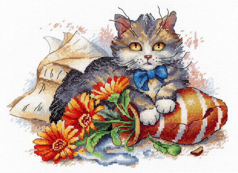 Kit de point de croix "Caprice poilu" SNV-843 MP Studia