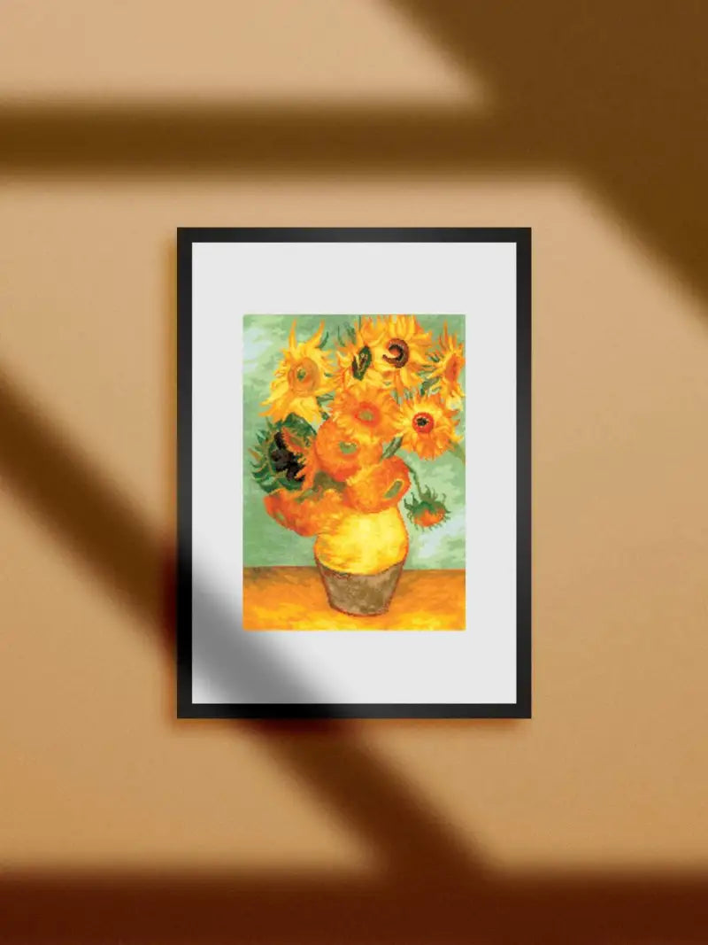 2032 Van Gogh's Sunflowers – Riolis Cross Stitch Kit