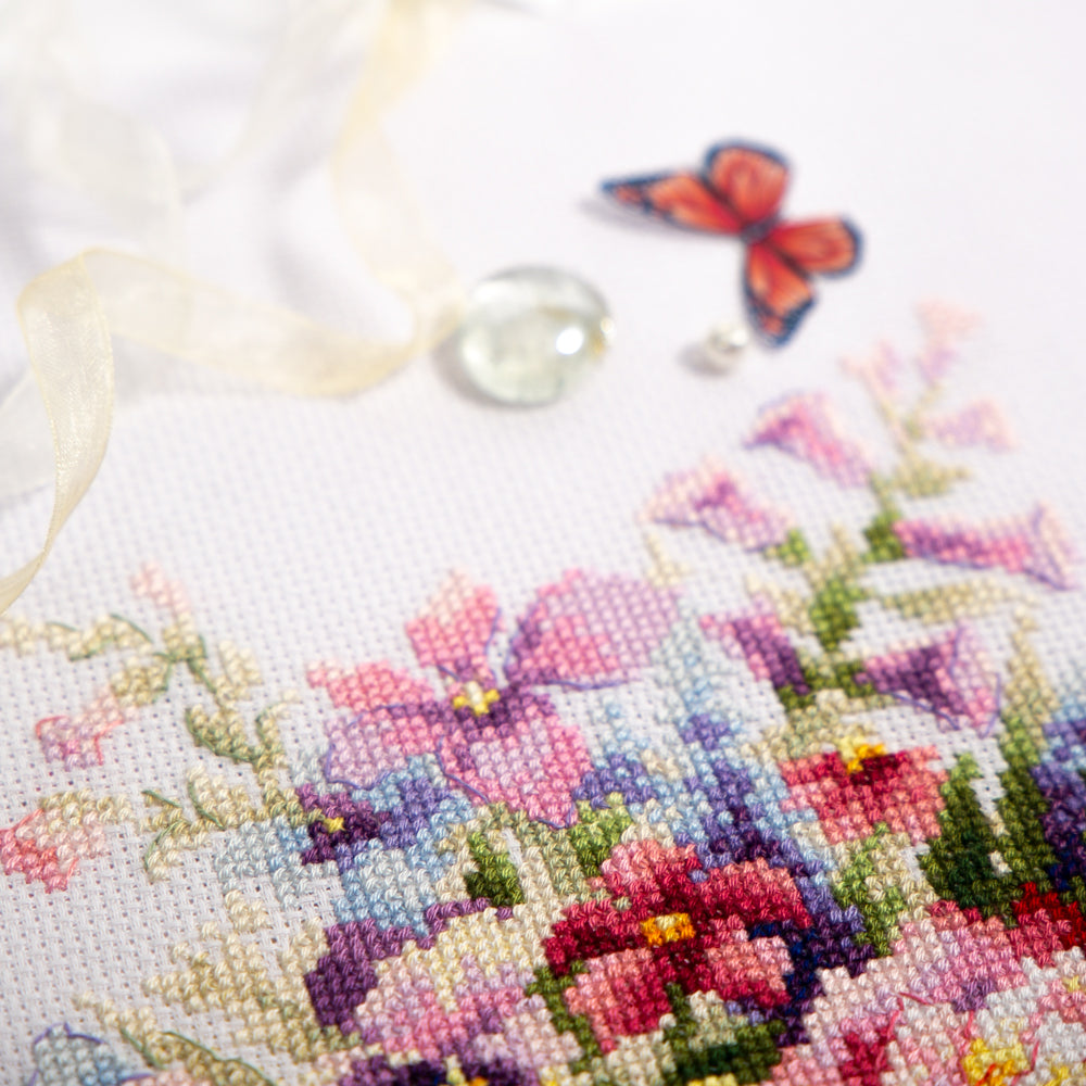 Kit de point de croix Fleurs d'été - Aiguille magique 210-311