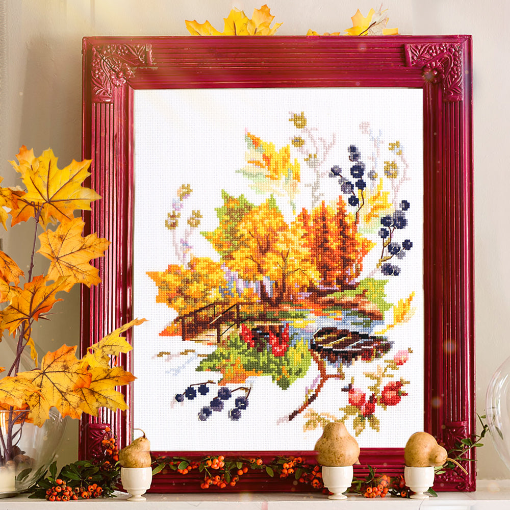 Autumn Elegy Cross Stitch Kit - Magic Needle 210-320