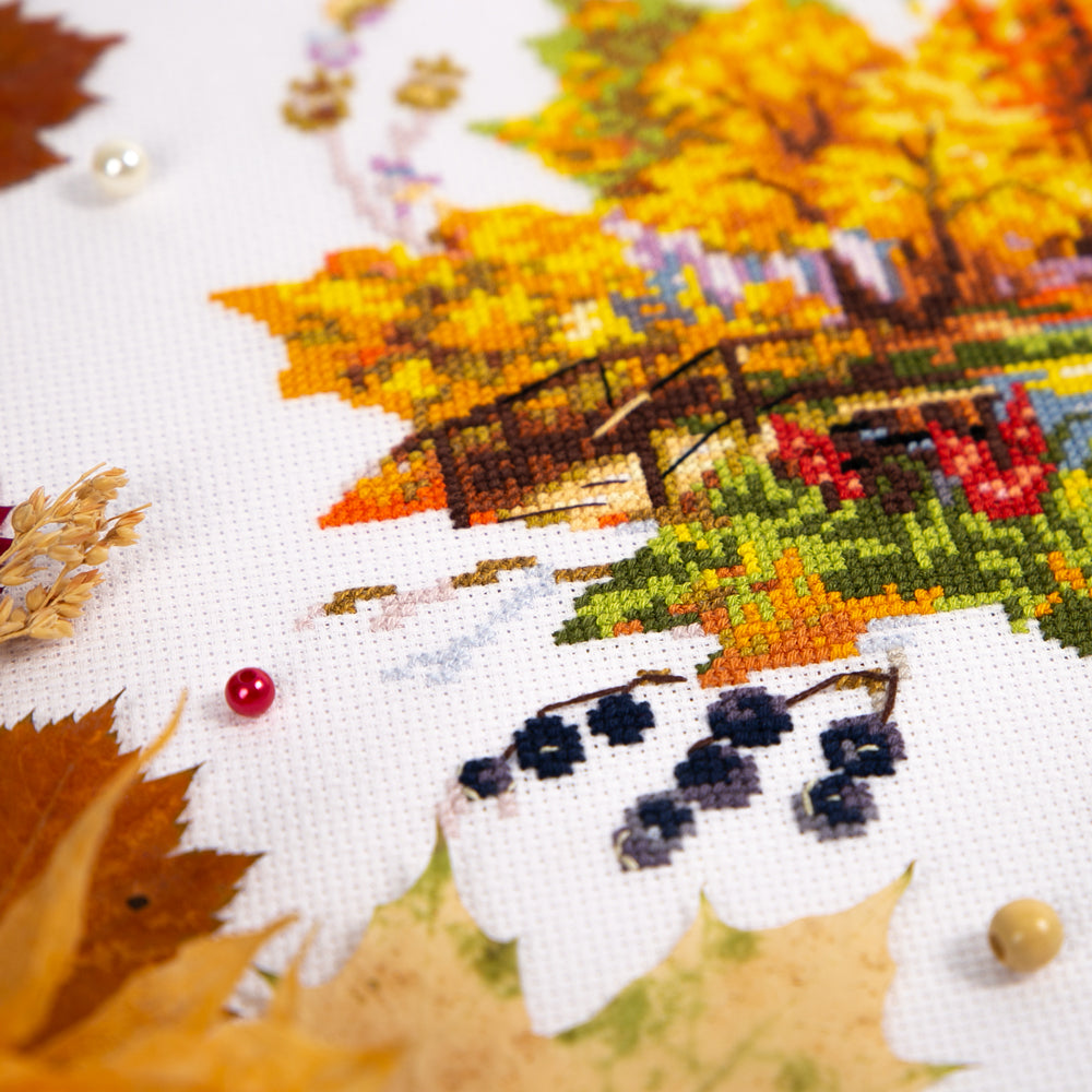 Autumn Elegy Cross Stitch Kit - Magic Needle 210-320
