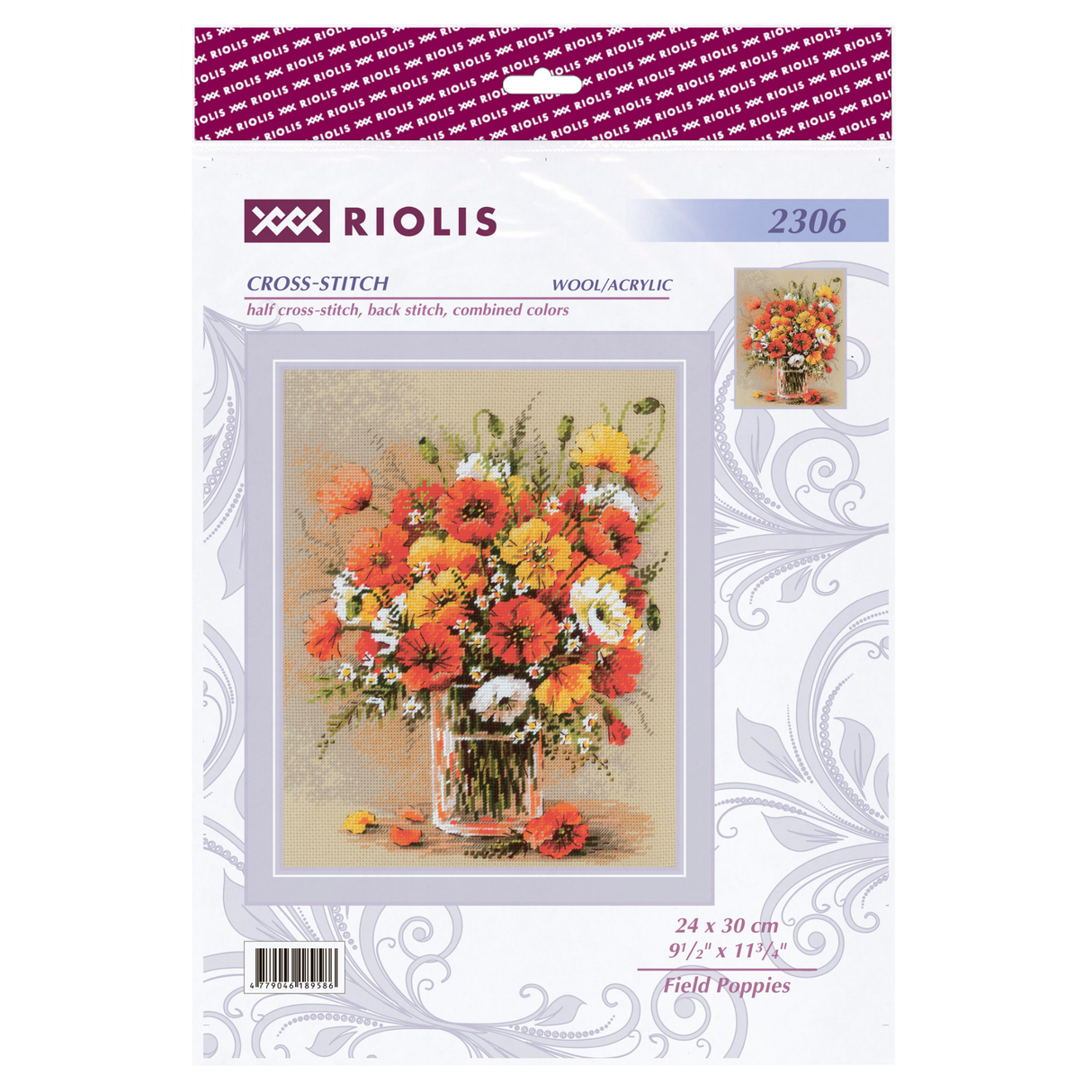 Kit de Punto de Cruz – Field Poppies 2306