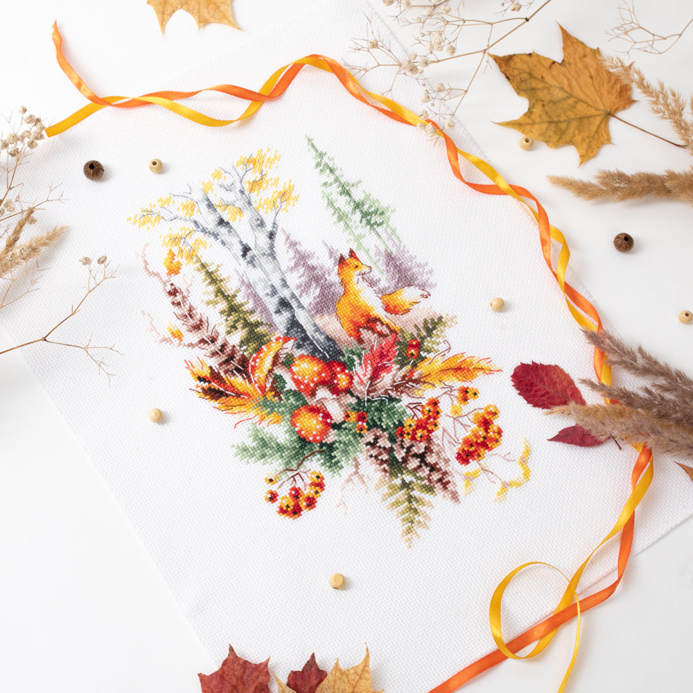 250-698 Spirit of the Autumn Forest. Magic Needle Cross Stitch Kit