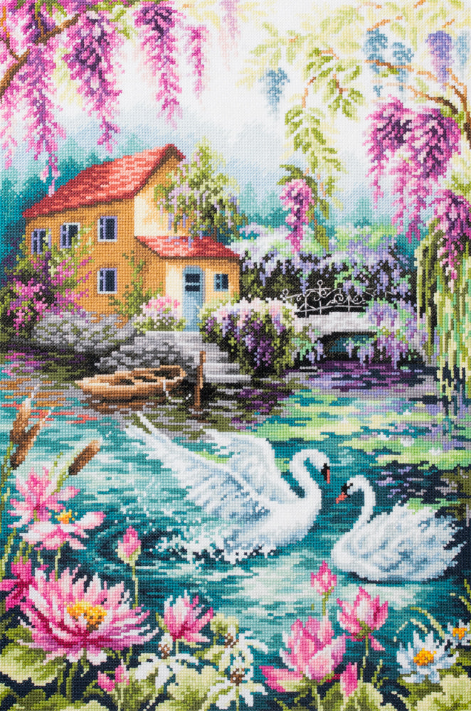 250-705 Dream Lake. Magic Needle Cross Stitch Kit