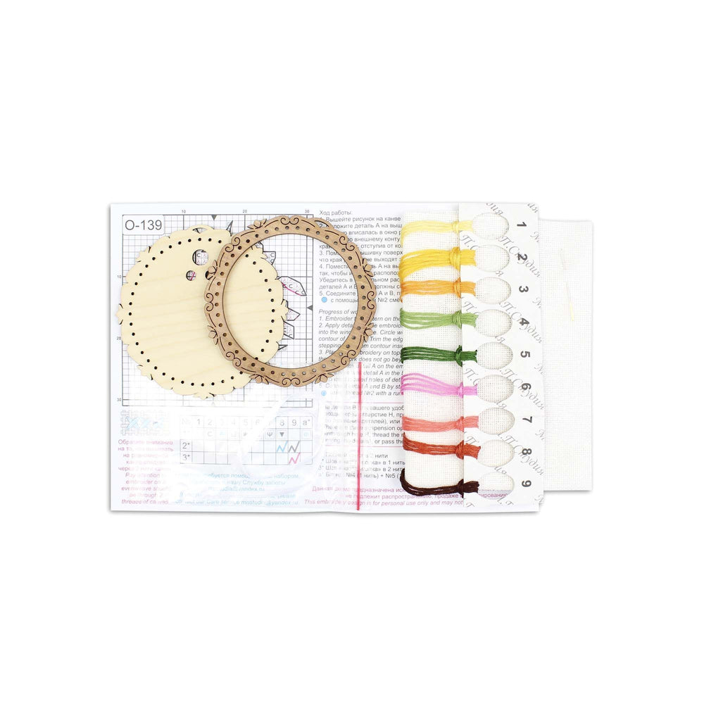 Bordado en madera MP Studia SO-139 – Miniatura “Ramo de narcisos”