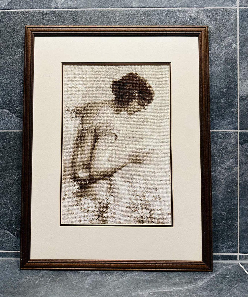 Kit au point de croix "Photo ancienne. La lettre" 1277