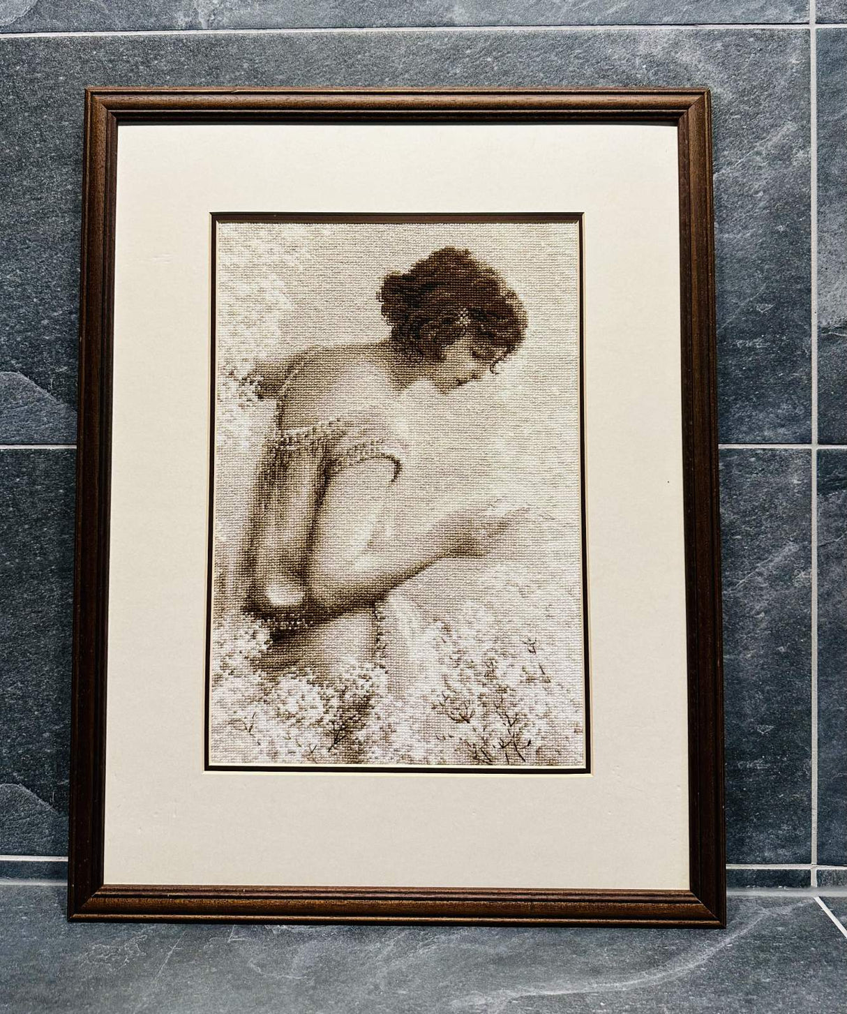 Kit au point de croix "Photo ancienne. La lettre" 1277