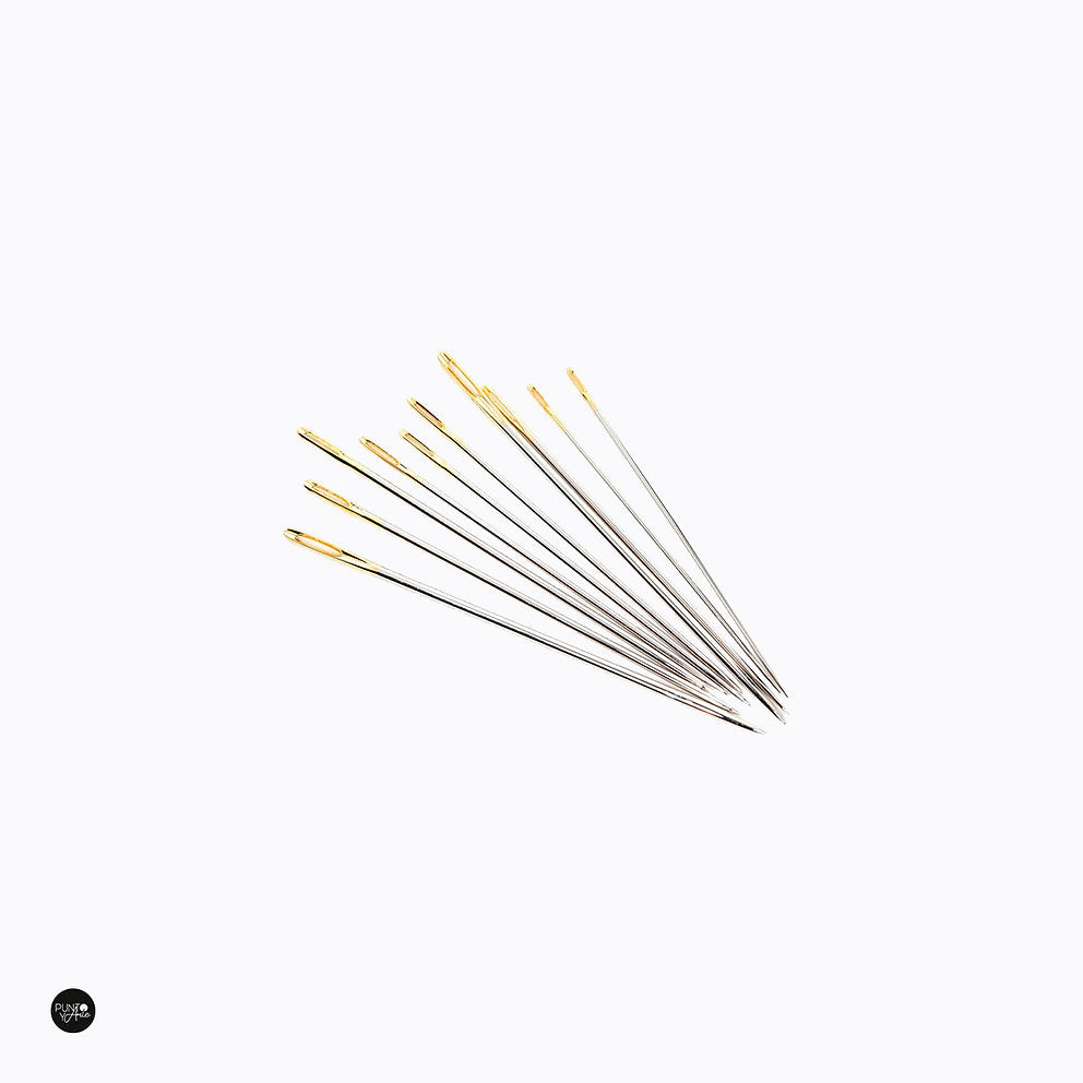 Conjunto de Agujas de Bordar Crewels Ojo Dorado Hemline Gold: Perfección y precisión en cada puntada