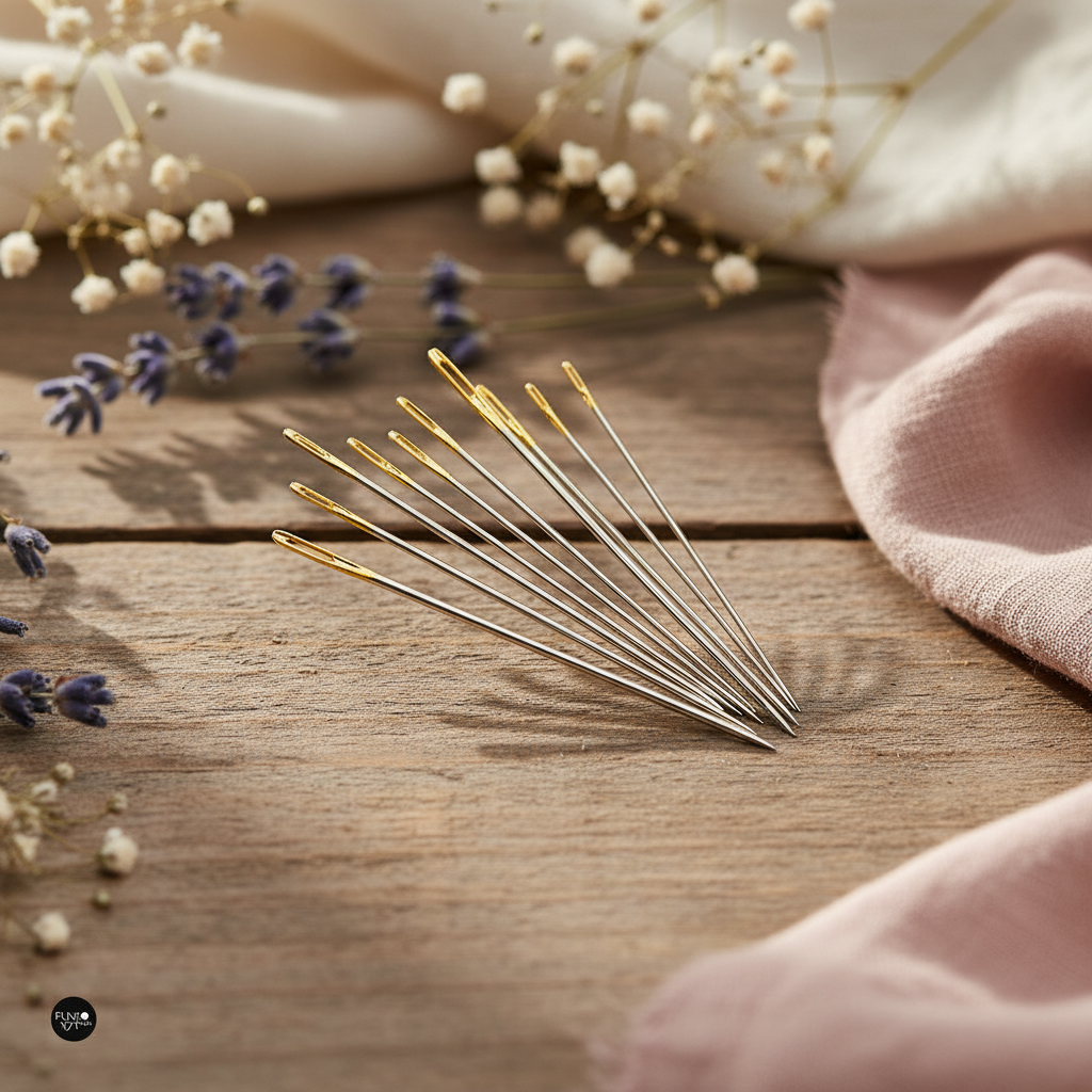 Conjunto de Agujas de Bordar Crewels Ojo Dorado Hemline Gold: Perfección y precisión en cada puntada