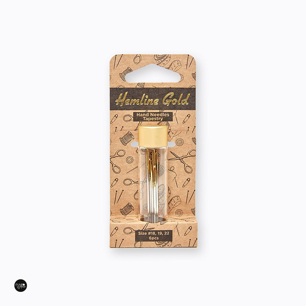 Pack de Agujas de Tapicería Ojo Dorado Hemline Gold: Precisión y comodidad para tus proyectos de tapicería