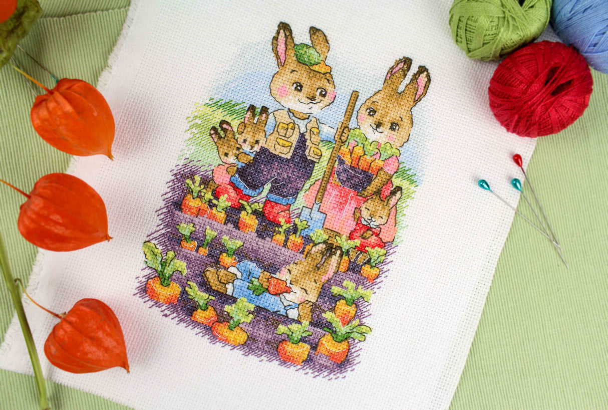 Cross stitch kit "Family garden" SM-768 MP Studia