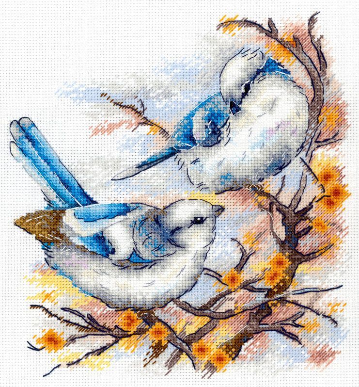 Kit de point de croix « Aristocrates à plumes » SNV-924