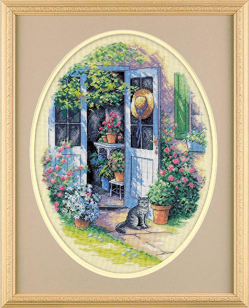 Porte de jardin - 35124 Dimensions - Kit de point de croix